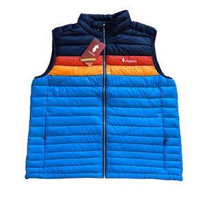 New Cotopaxi Mens Fuego Down Vest Maritime Saltwater - XXL